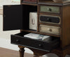 Linus Vintage Multi-Storage Chest Antique Walnut Furniture Enitial Lab 