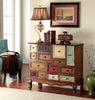 Hester Multi-Color Storage Chest Antique Walnut Furniture Enitial Lab 