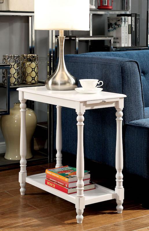 Reve Side Table White Furniture Enitial Lab 