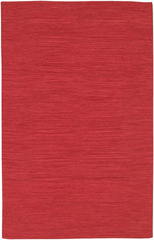 India 9 5'x7'6 Red Rug
