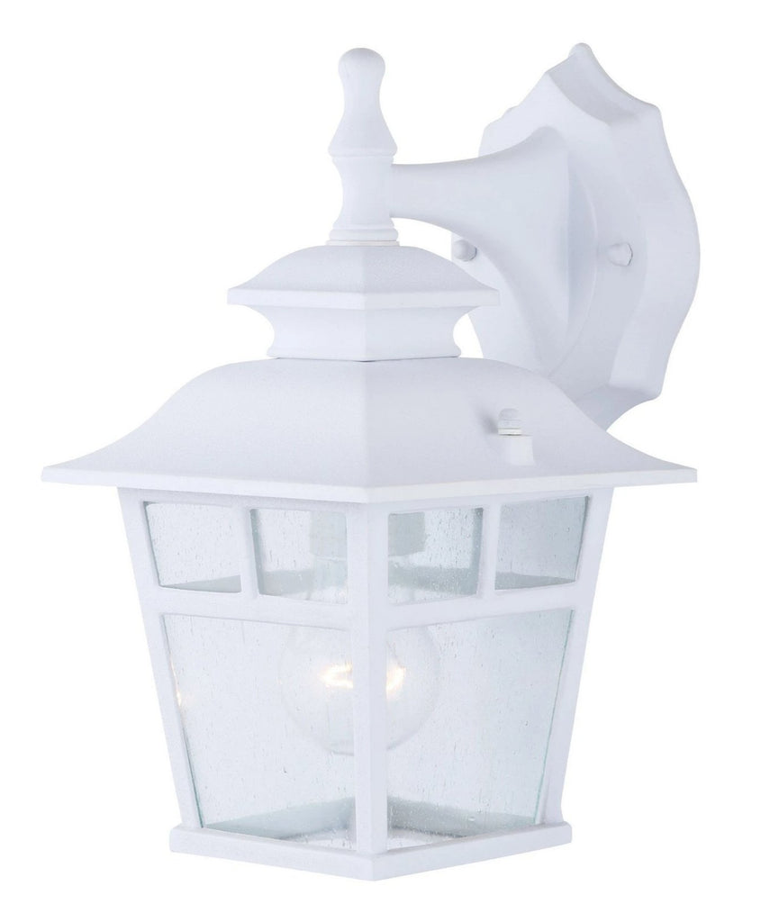 Fieldhouse 1 Light Outdoor Wall Light Twin Pack - White Outdoor 7th Sky Design 