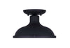 Marcella 12"w Outdoor Ceiling Light - Black