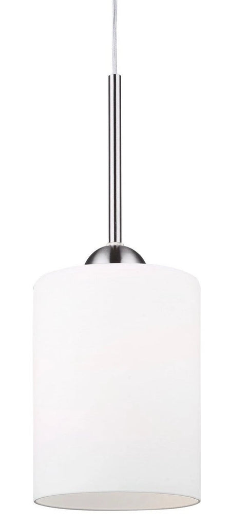 Hampton 1 Light Mini Pendant - Brushed Nickel Ceiling 7th Sky Design 