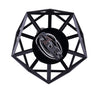 Skar 15"w Geometric Cage Pendant - Black