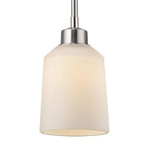 Quincy 1 Light Pendent - Brushed Nickel Ceiling 7th Sky Design 