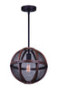 Freya Pendant - Oil Rubbed Bronze and Brushed wood Ceiling 7th Sky Design 