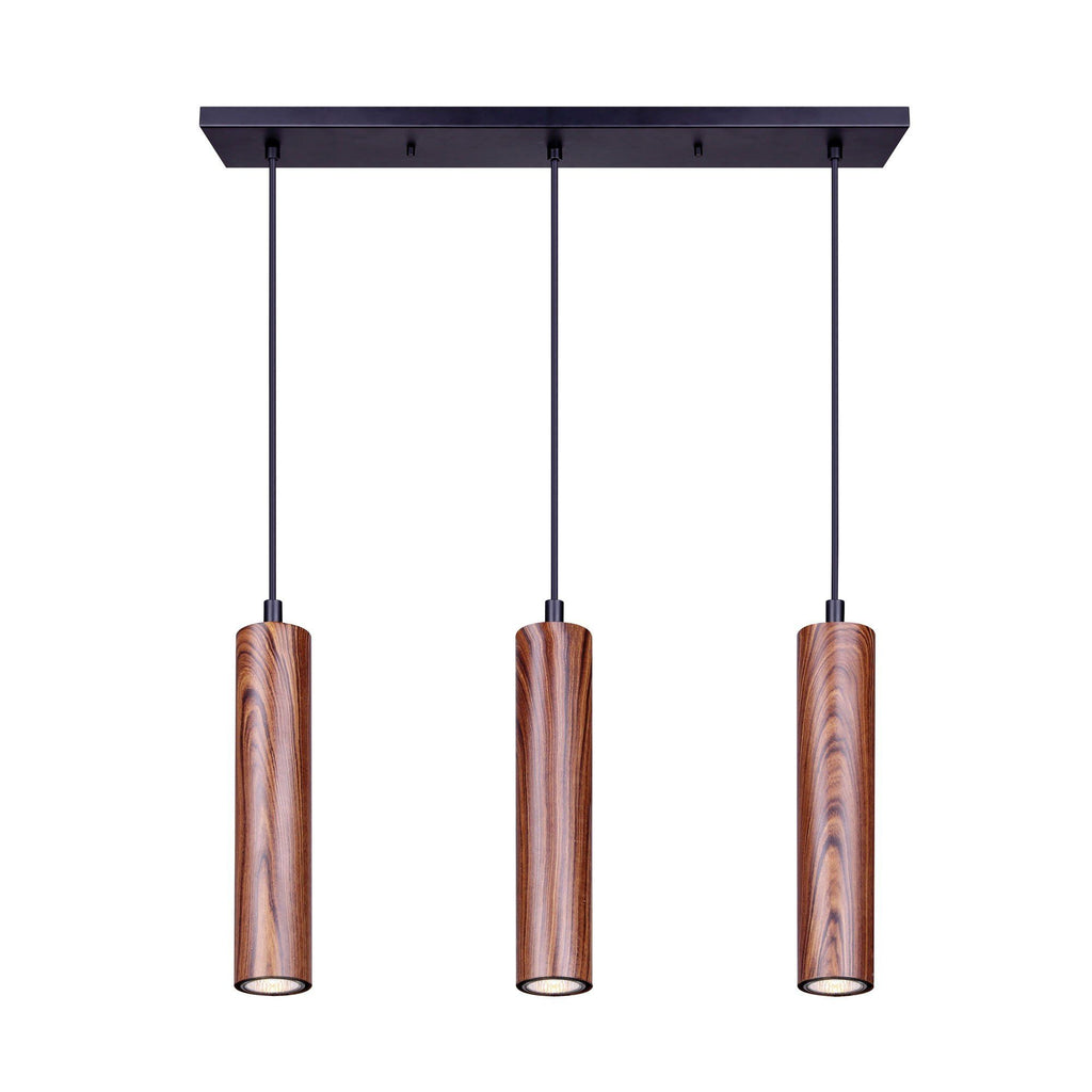 Carver Pendant - Black and Wood Ceiling 7th Sky Design 