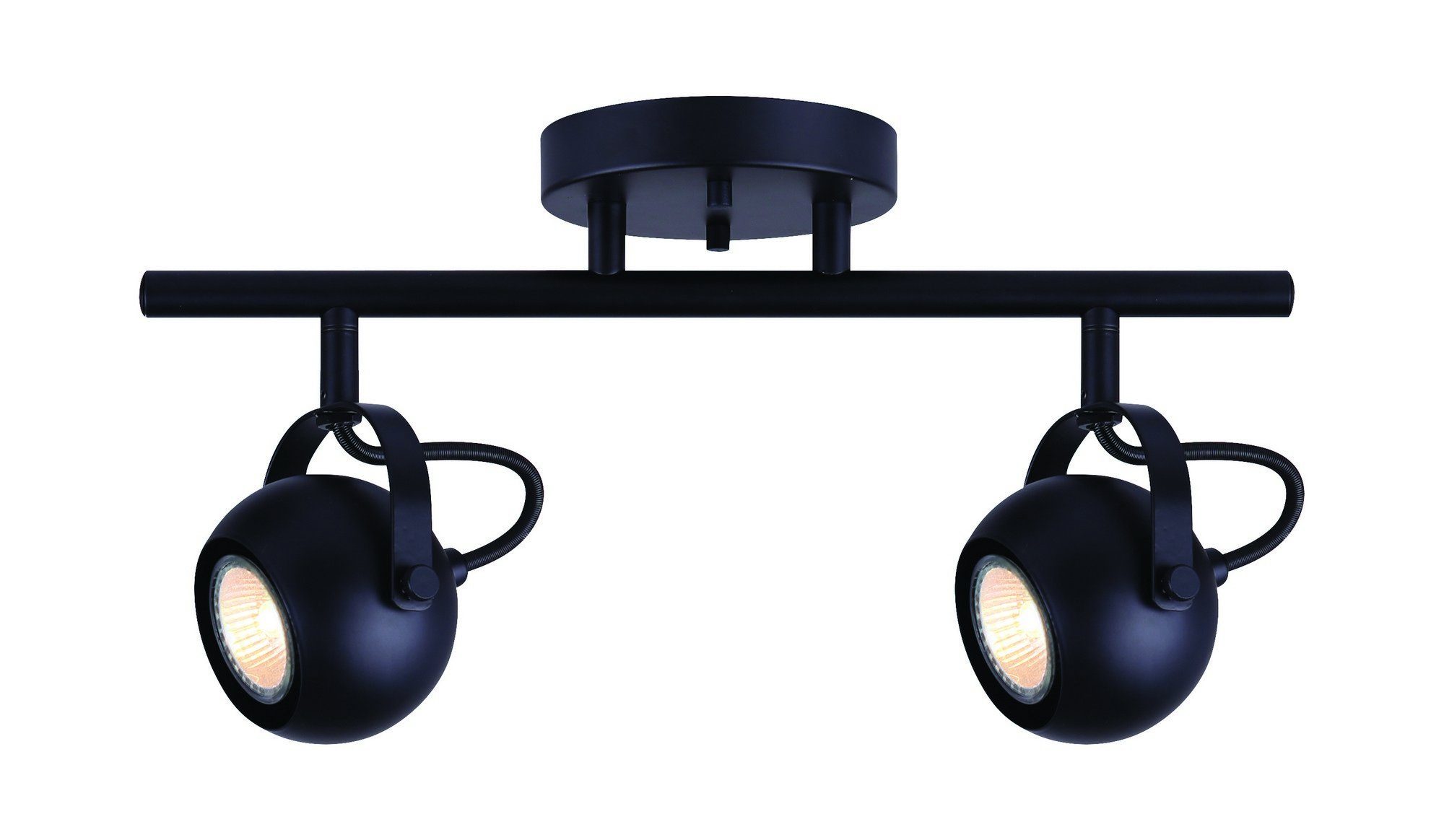 Murphy 2 Light Track - Black Ceiling 7th Sky Design 