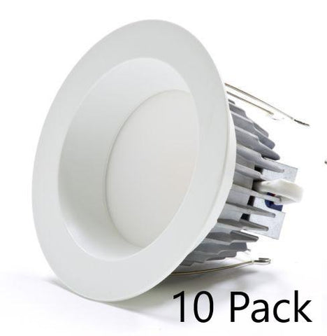 6" Premium LED Downlight Retrofit - Choose Warm, Cool or Daylight - 10 Pack