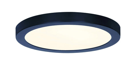 LED 11" Wide Surface Mount Disk - Black Ceiling 7th Sky Design 