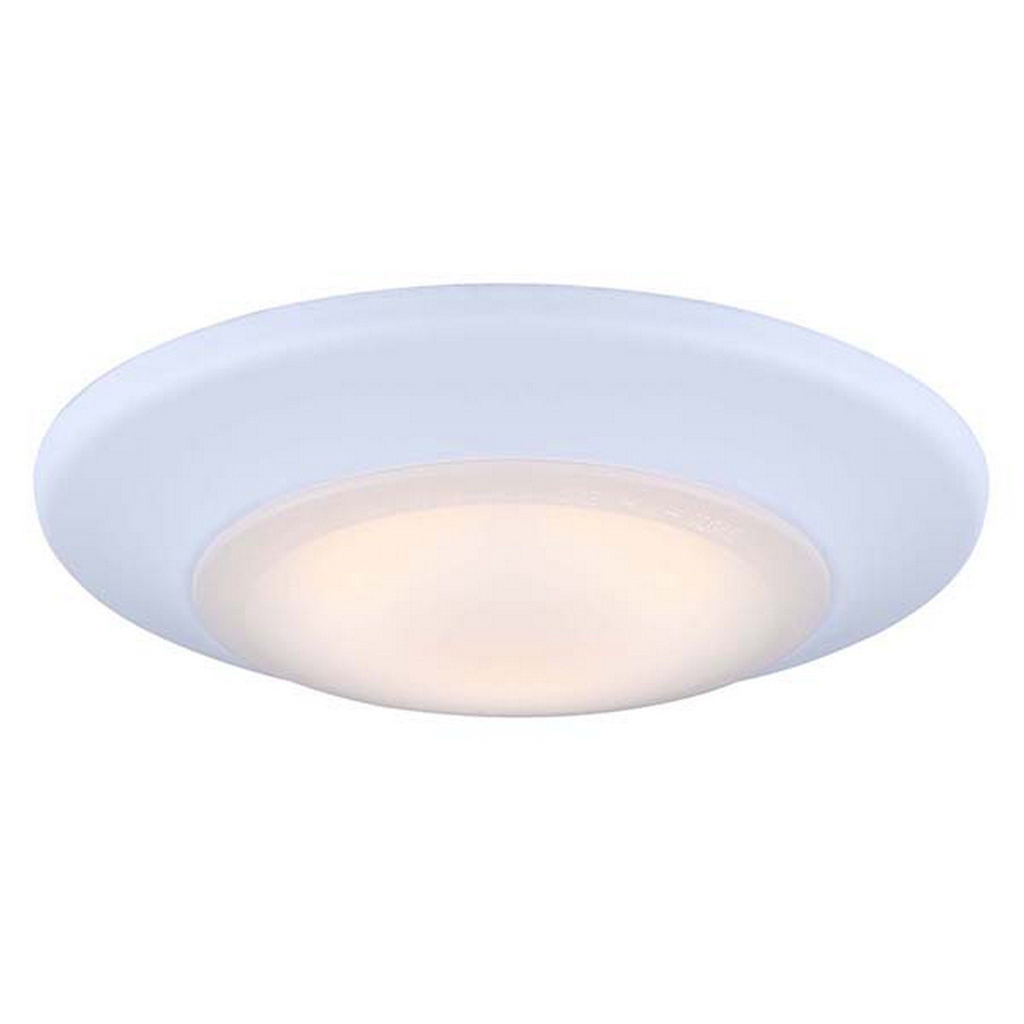 LED 4" Wide Low Profile Disc Light - White Ceiling 7th Sky Design 