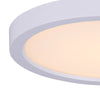 LED 5.5" Wide Low Profile Disc Light - White