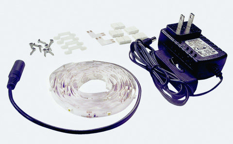 LED Flexible Tape Warm White Lighting Kit - White Wall 7th Sky Design 
