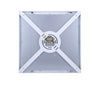 LED 15" Wide Square Low Profile Disc Light - White