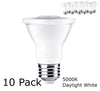 LED PAR20 Dimmable LITE Series Bulb - 5000K Daylight White Bulbs Dazzling Spaces 10 Pack 