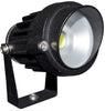 Cast Aluminum 12V Daylight 65K LED Spot Light with Hood - Black Outdoor Dabmar 