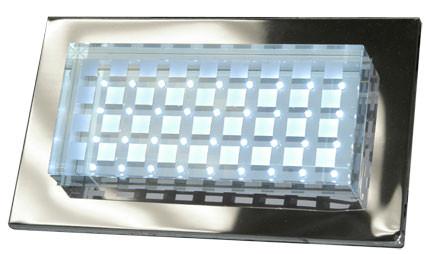 Cast Aluminum LED Recessed Brick/Step/Wall Light Stainless Steel Outdoor Dabmar 