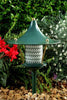Cast Aluminum Flair Top Pagoda Light 12V - Green Outdoor Dabmar 