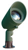 Cast Aluminum 12V Spot Light with Hood - Verde Green Outdoor Dabmar 