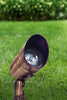 Solid Brass 12V Spot Light with Hood - Antique Bronze Outdoor Dabmar 