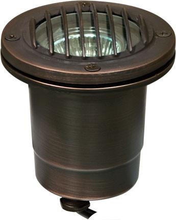 Solid Brass In-Ground Well Light with Grill Outdoor Dabmar 