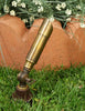 Solid Brass 12V Spotlight with Hood - Antique Brass Finish Outdoor Dabmar 