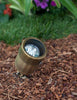 Solid Brass 12V Spotlight - Antique Brass - LED or Halogen Outdoor Dabmar 