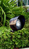 Solid Brass 12V Flood Light with Hood - Antique Bronze - LED or Halogen Outdoor Dabmar 