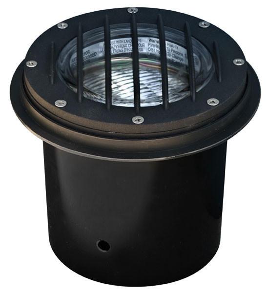 Cast Aluminum 12V 6" In-Ground Well Light with Grill - 5 Finish Options Outdoor Dabmar 