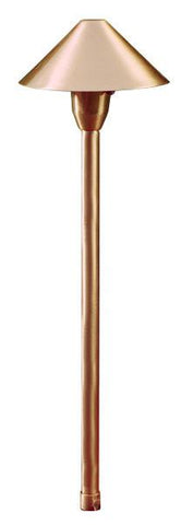 Brass 12V Path/Walkway Light - 3 Finishes Available Outdoor Dabmar Antique Bronze 