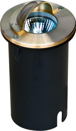 Solid Brass In-Ground Well Light with Eyelid Outdoor Dabmar 