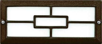 Cast Aluminum Recessed Brick/Step/Wall Light Bronze Outdoor Dabmar 