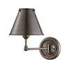 Classic No.1 1 Light Wall Sconce W/ Metal Shade