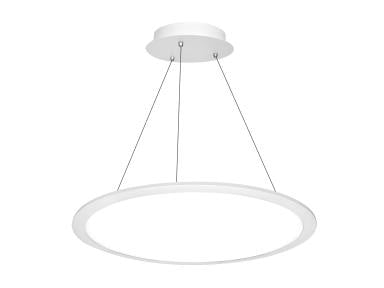 Round LED Direct/Indirect Edge Lit Dimmable Pendant - G2 Series