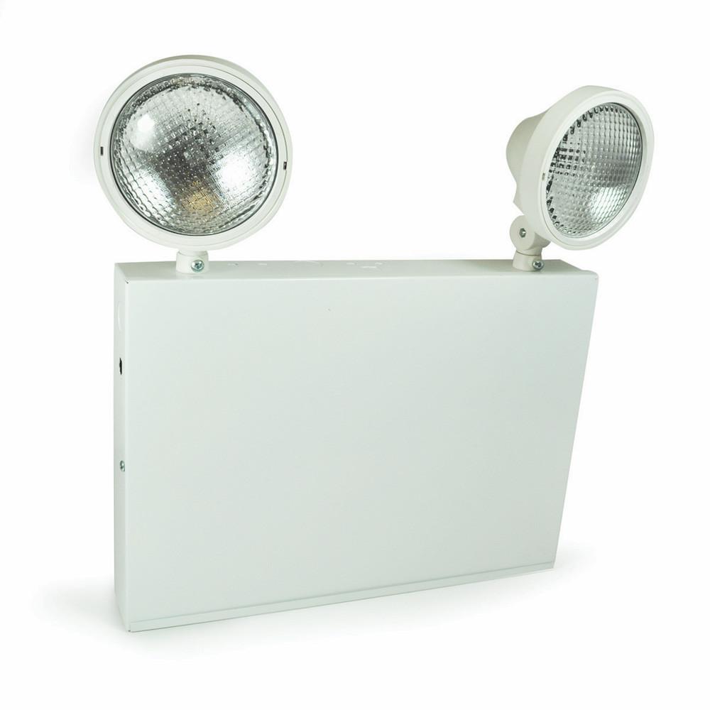Steel Body Emergency w/ Two Adjustable Heads, Battery Backup Architectural Nora Lighting 