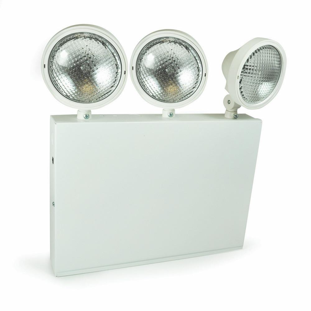 Steel Body Emergency w/ Three Adjustable Heads, Battery Backup Architectural Nora Lighting 