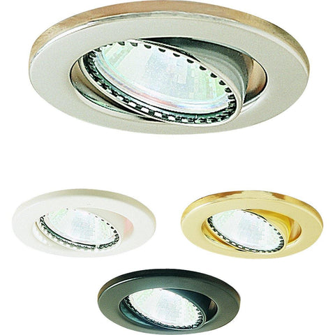 Trim Kit for Nora NH-120 Undercabinet Puck Light - 7 Finish Options Recessed Nora Lighting White 