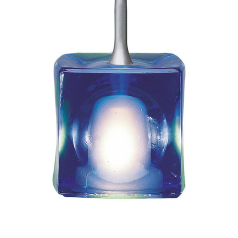 Mega Ice Cube Glass, Blue Ceiling Nora Lighting 
