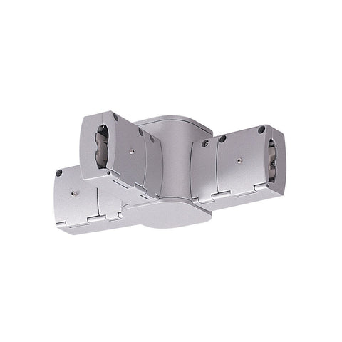 Live T-Connector for Nora Rail - Silver, Bronze or Brushed Nickel Tracks Nora Lighting Silver 