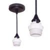 8.5' Monopoint Pendant (Choose Socket Type and Silver, Bronze or Nickel) Ceiling Nora Lighting Silver 120V Medium E26 
