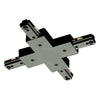 X-Connector for Nora Dual Circuit Track - 3 Finish Options Tracks Nora Lighting Silver, Right Polarity 