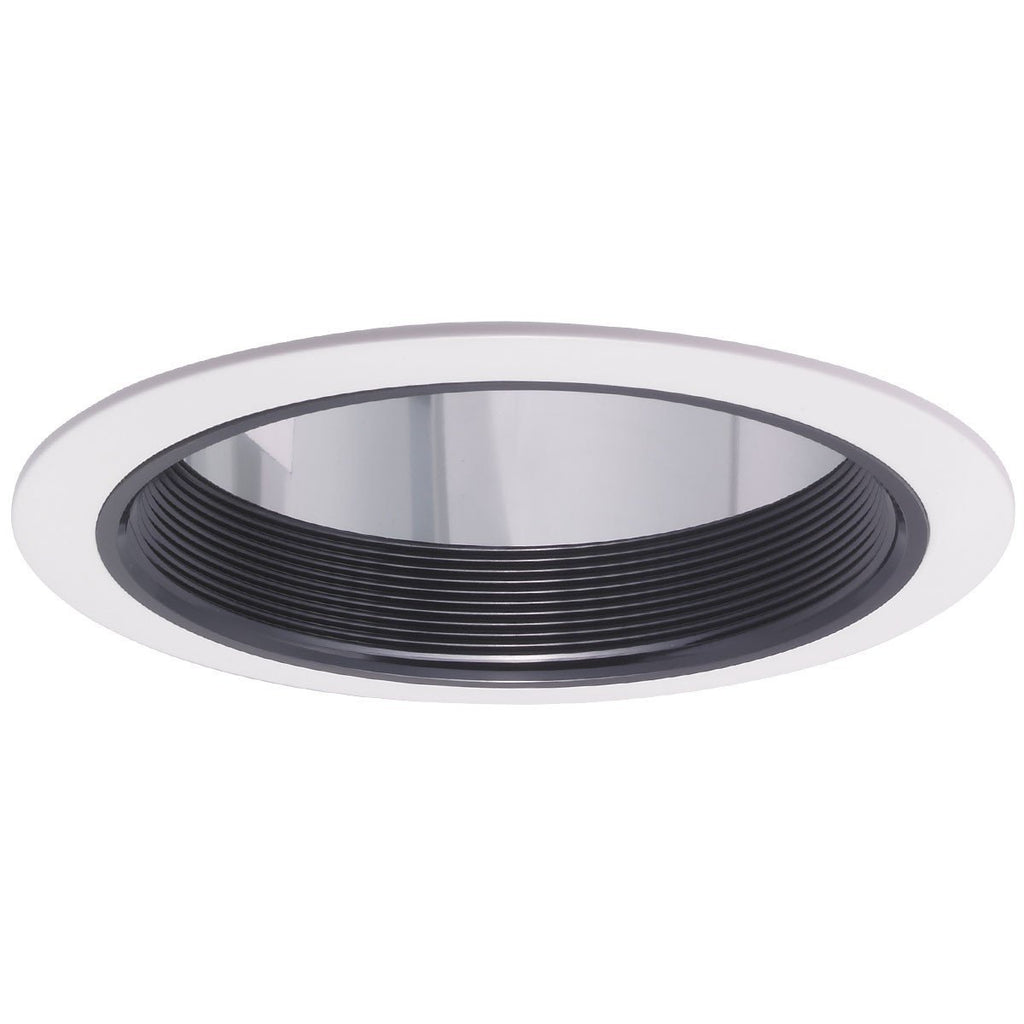 Spec Clear Reflector, Natural Metal Baffle Insert, Natural Metal Ring Recessed Nora Lighting 