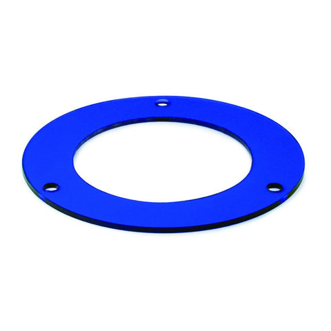 4" Deco Glass for Nora Marquise Series Recessed - Blue Glass w/ 3-1/8" Open Center Recessed Nora Lighting 