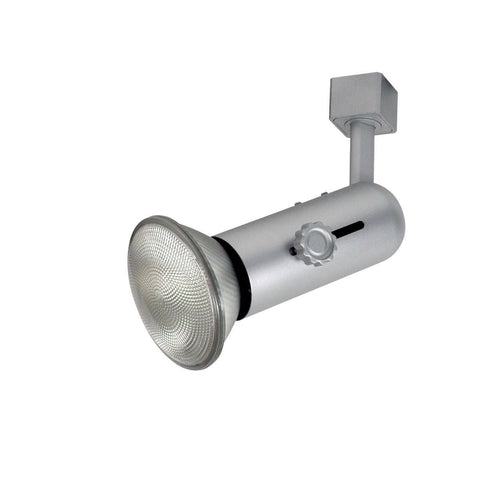 Round Back Universal Cylinder, Silver, H-Style Tracks Nora Lighting 