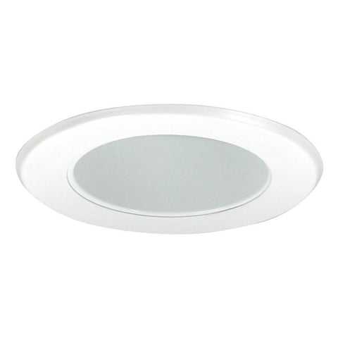 Specular White Reflector Cone, White Metal Ring Recessed Nora Lighting 