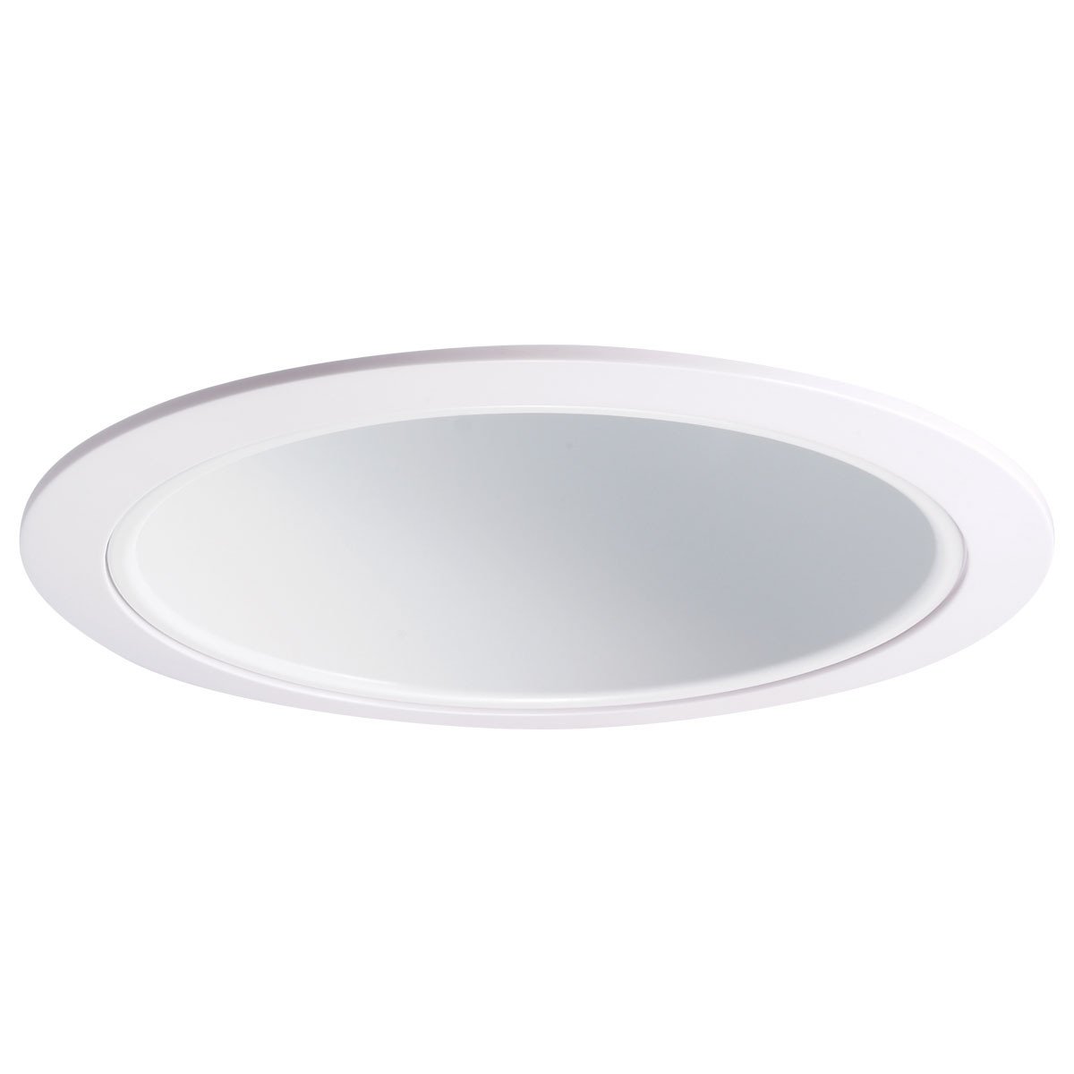 6" Recessed Trim - Specular White Reflector Airtight Cone, White Trim Recessed Nora Lighting 