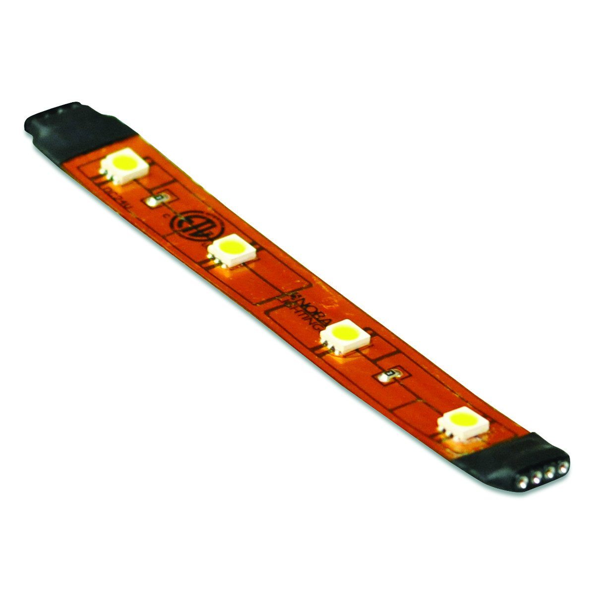 4" 24V Damp Label Hy-Brite Section LED Tape Light, 2700K CCT Bulbs Nora Lighting 