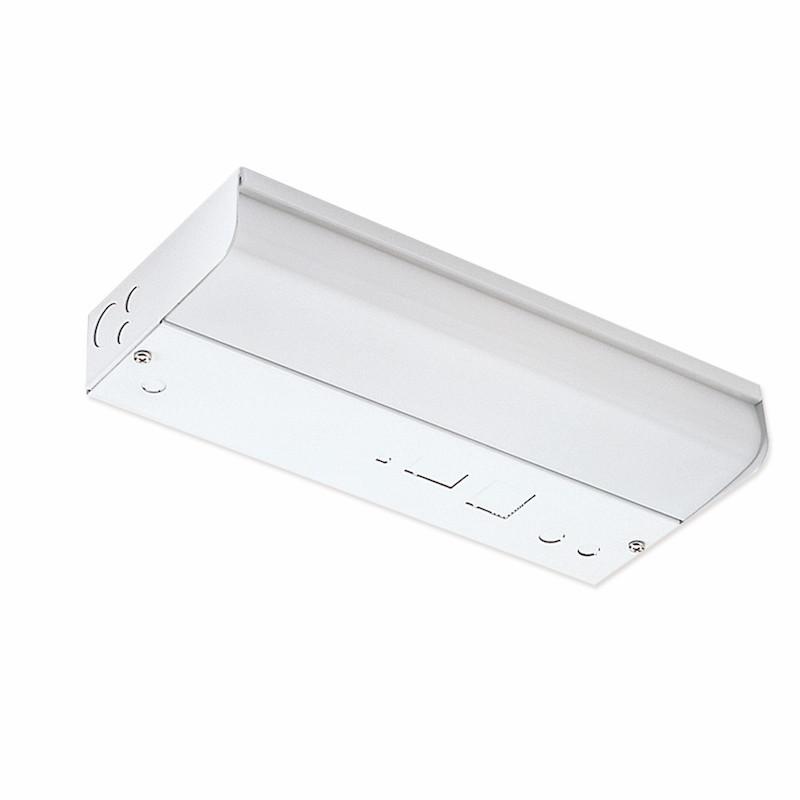 12" Fluorescent Under Cabinet w/ Lamp & Switch, White Wall Nora Lighting 
