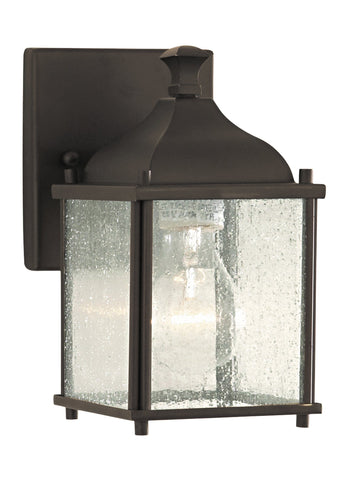 Terrace Small One Light Outdoor Wall Lantern - Oil Rubbed Bronze Outdoor Sea Gull Lighting 