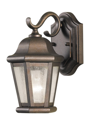 Martinsville Small One Light Outdoor Wall Lantern - Corinthian Bronze Outdoor Sea Gull Lighting 